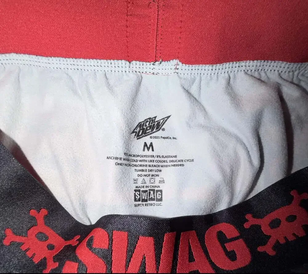 Mountain Dew Code Red Swag Boxer Briefs